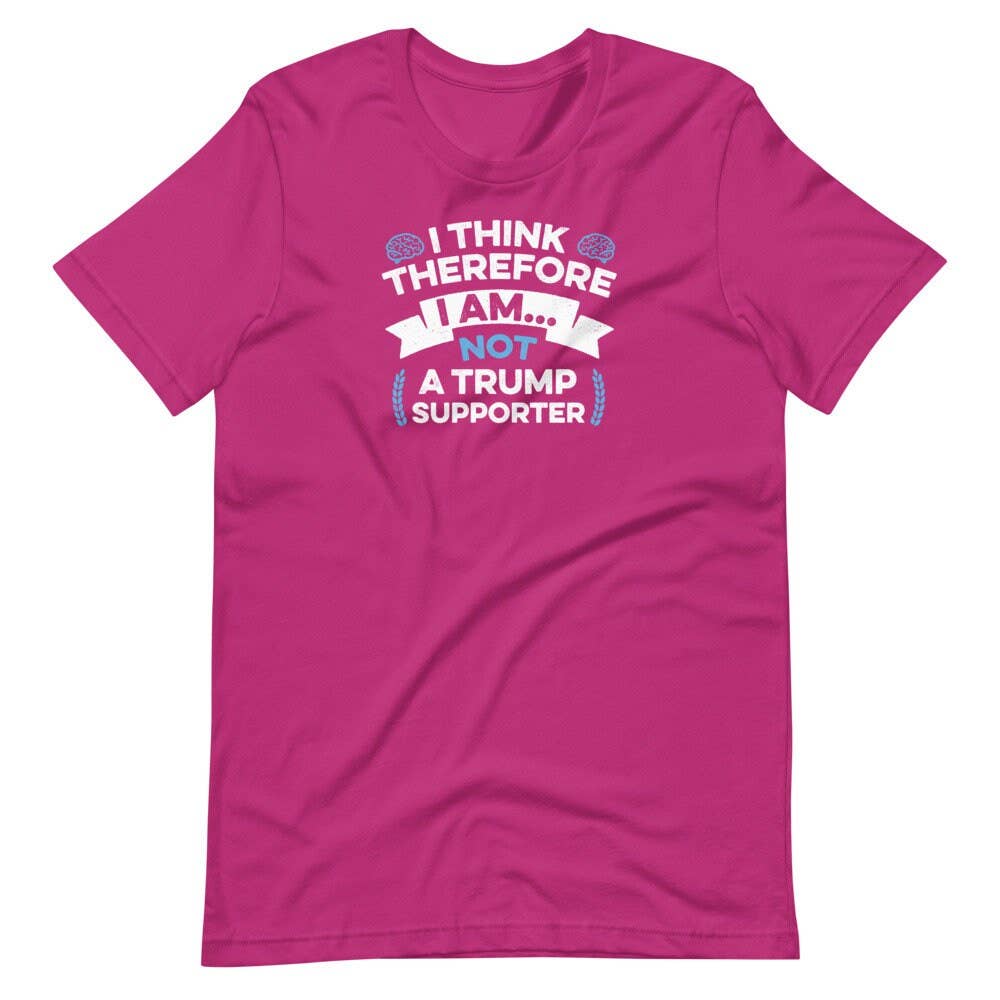 Thoughtful Sayings Tee with Political Statement