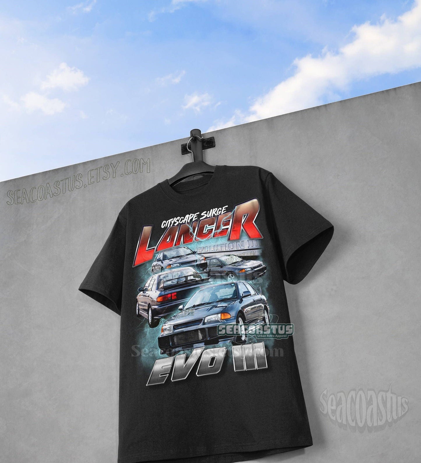 Vintage Mitsubishi Evolution Iii Jdm Graphic T-Shirt