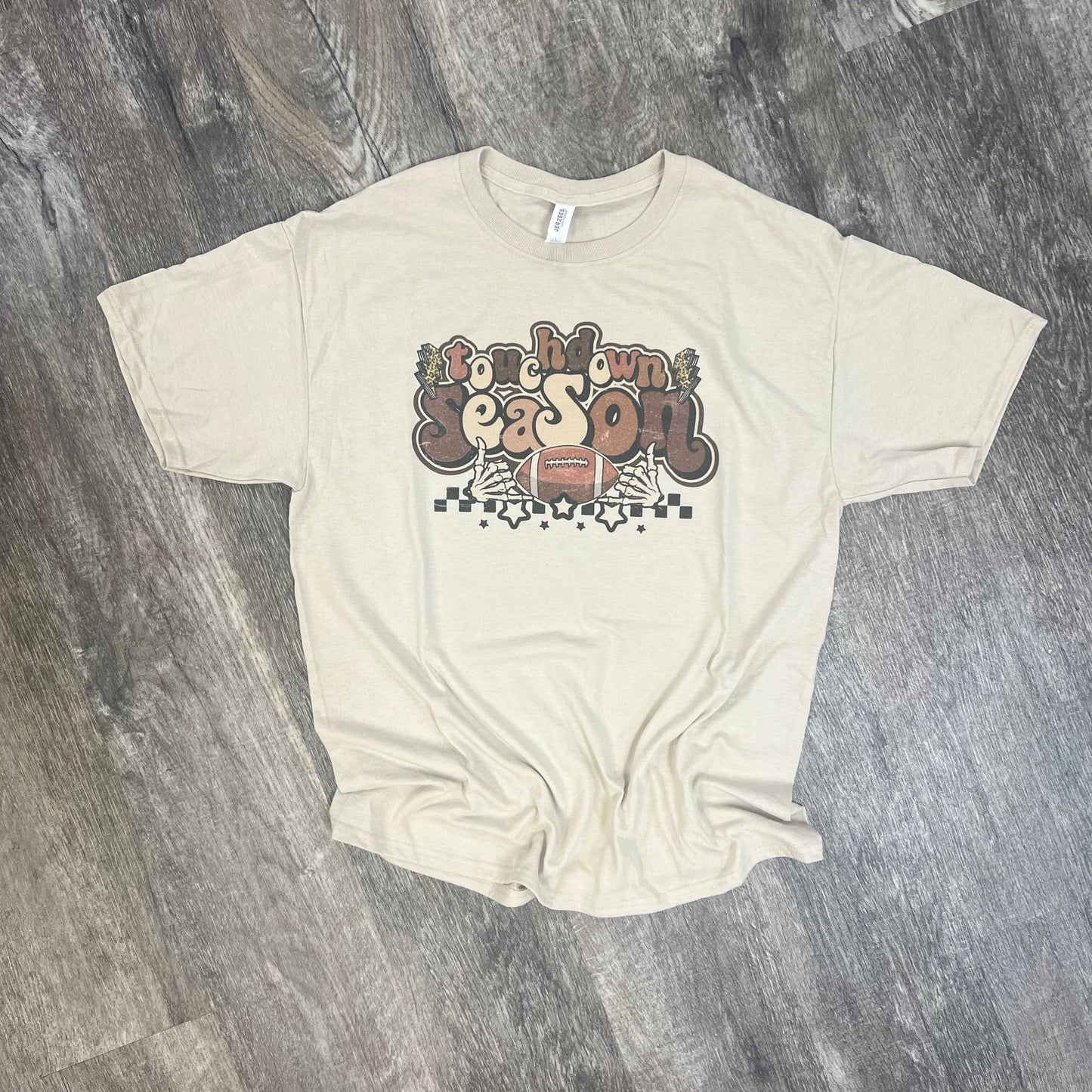 Touchdown Season On Sand Tee