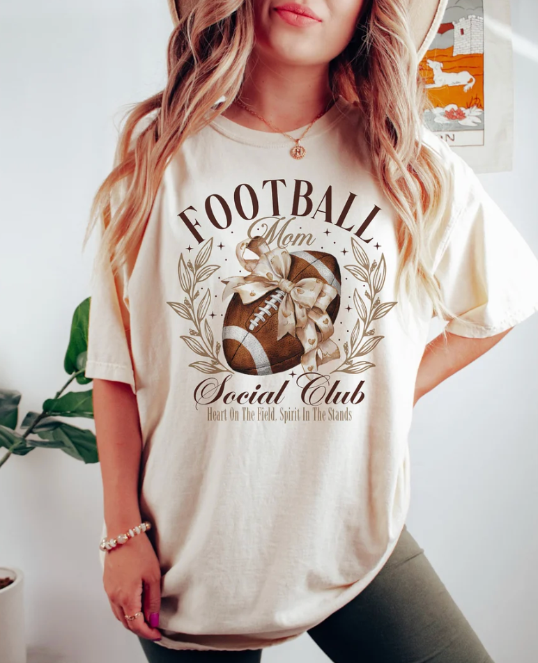 Football Mom Social Club Tee