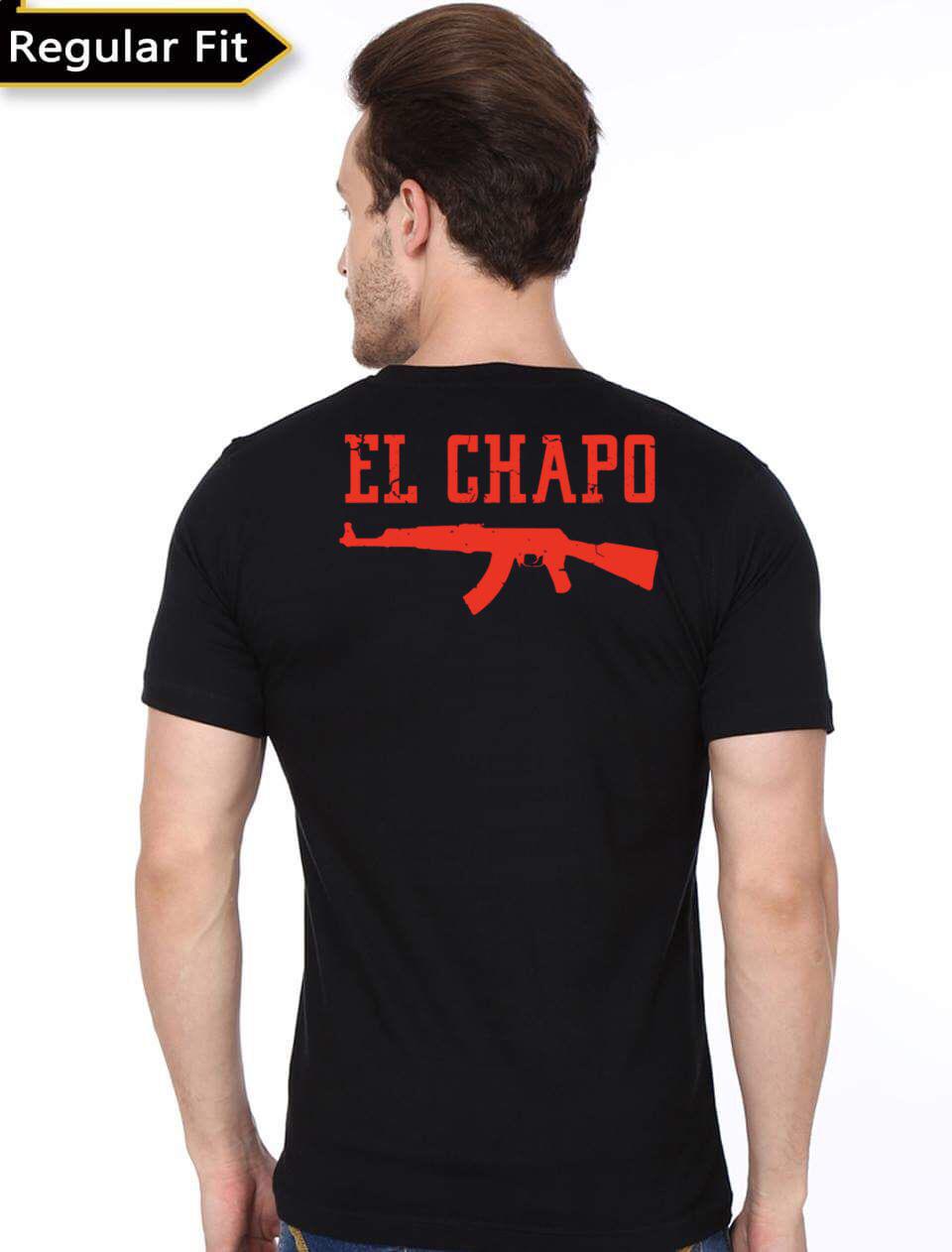Ak 47 Black Half Sleeve T-Shirt