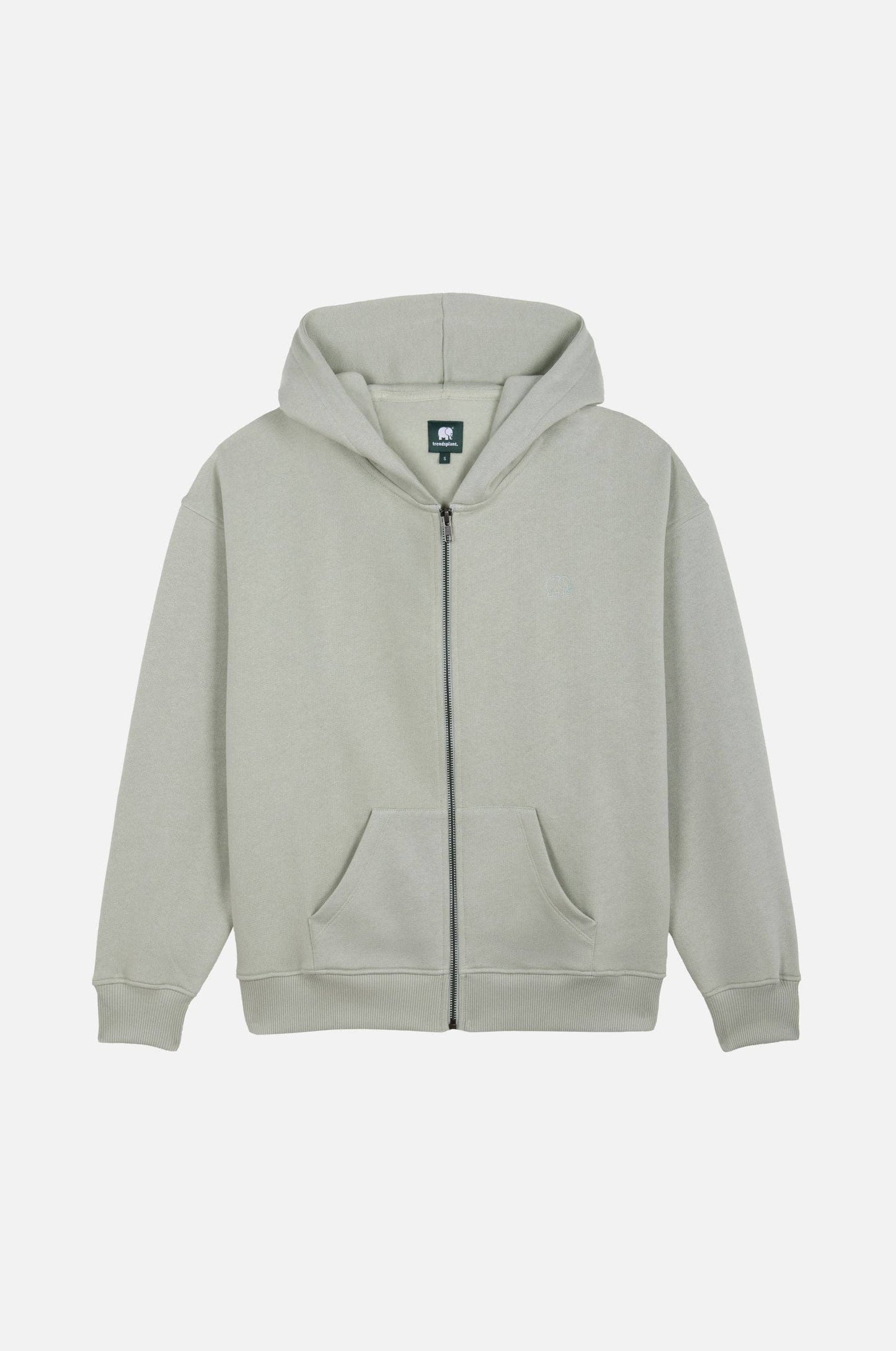 Women’S Essential Zip Hoodie Coastal Fog