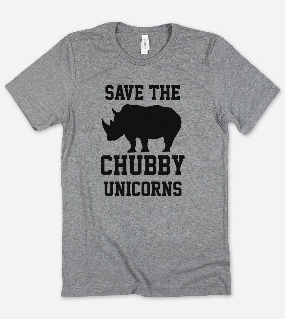 Save the Chubby Unicorns - Animal Lover Rhinos Nerd T-Shirt