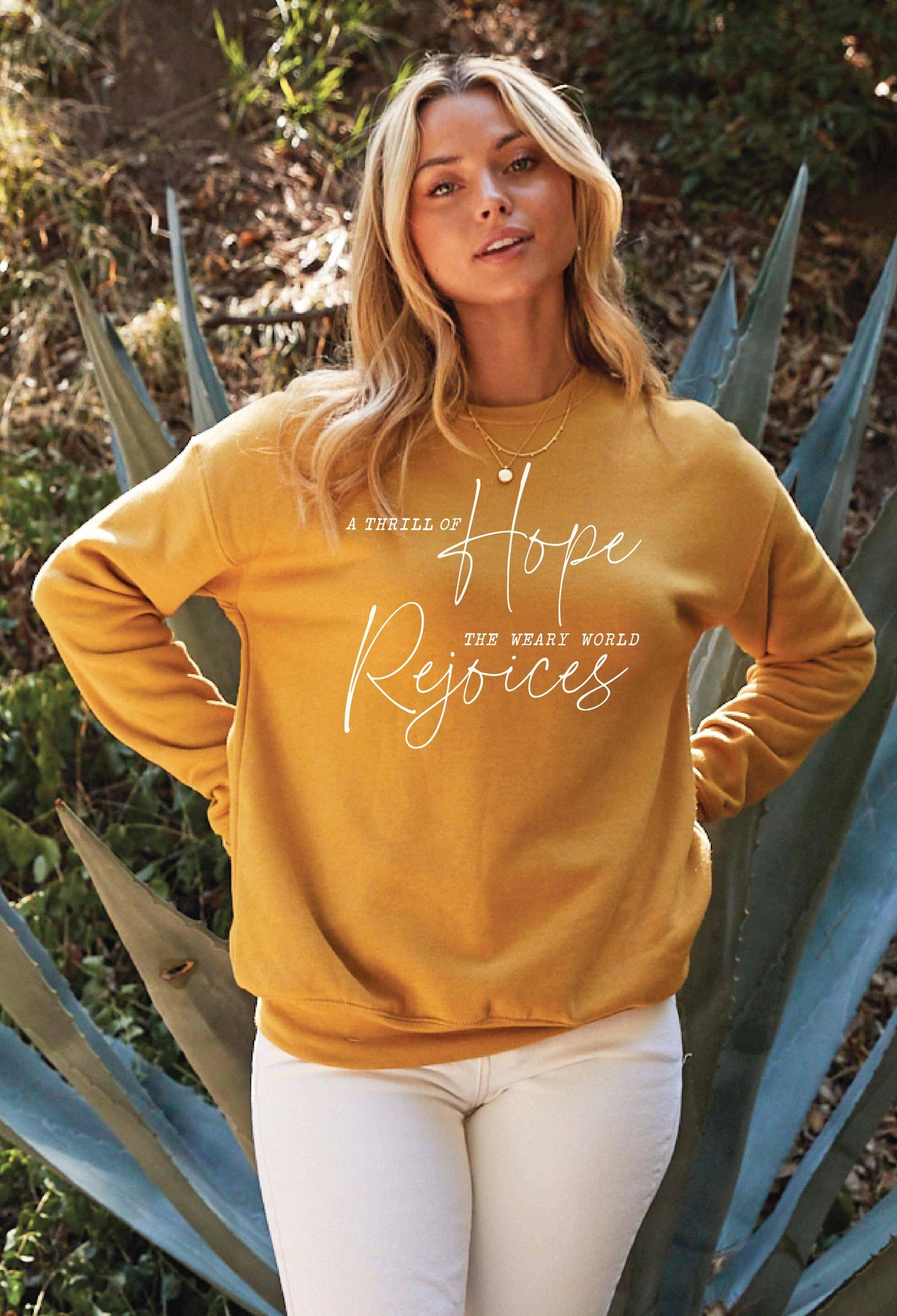 A Thrill of Hope  Graphic Sweatshirt