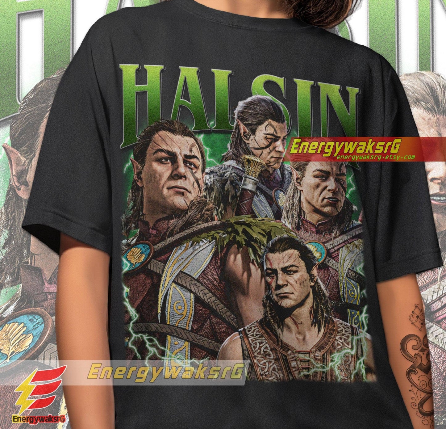 Limited Halsin Baldur's Gate 3 Shirt - Unisex Vintage Tee