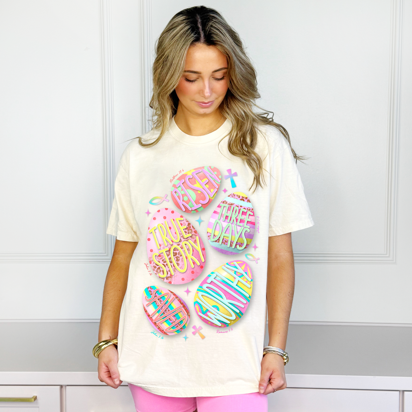 Faith Easter Eggs Youth & Adult Tee