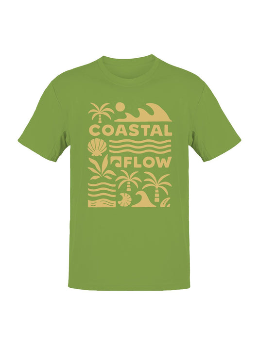 Coastal Flow Tropical Vibes Men's T-Shirt