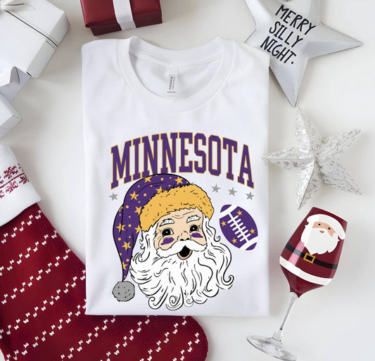 Minnesota Football Christmas Santa Sweatshirt