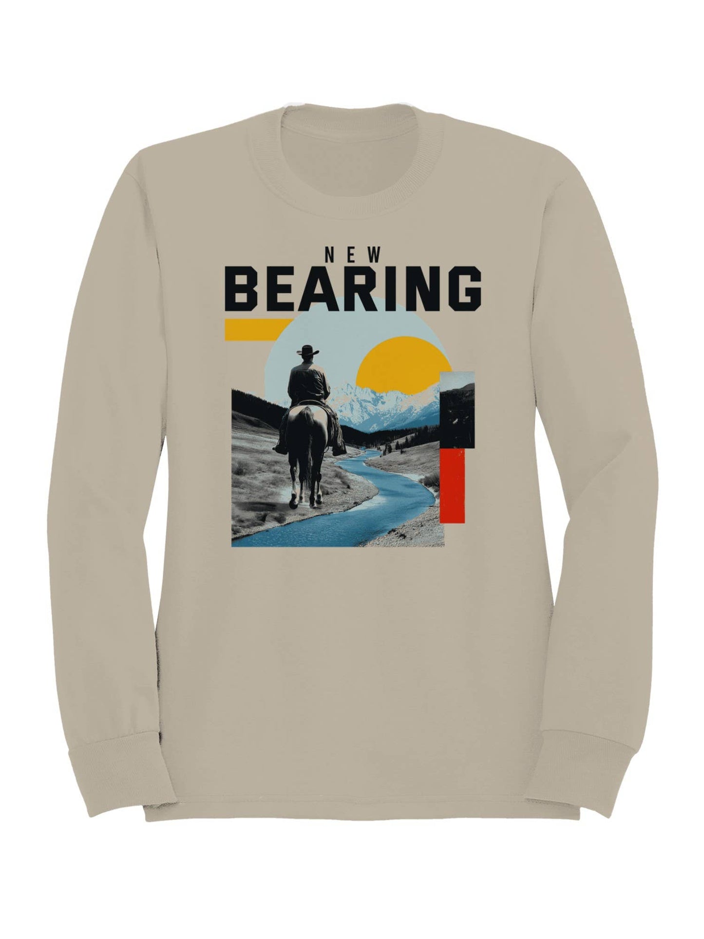 Scenic Cowboy New Bearing Adventure Men's Sweatshirt