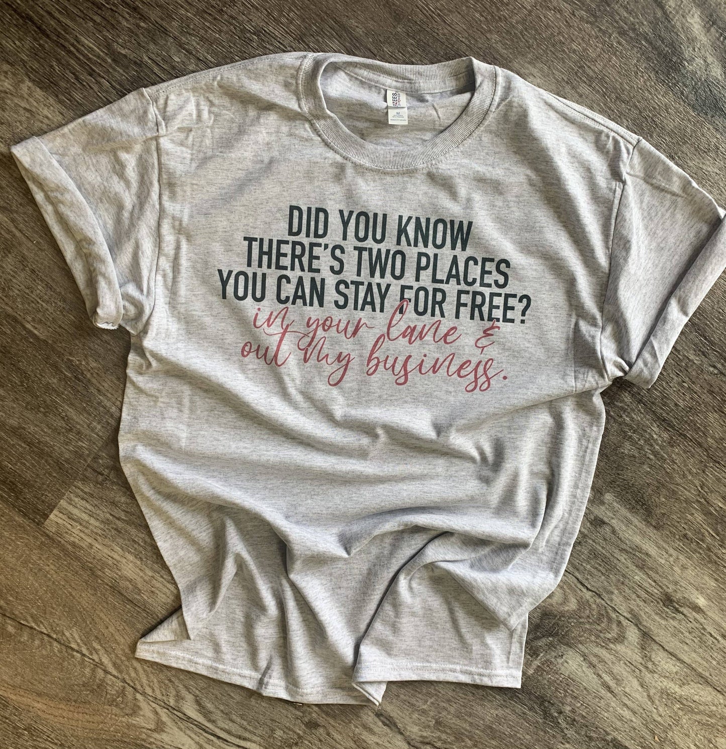 Two Places You Can Stay For Free On Ash Gray Tee