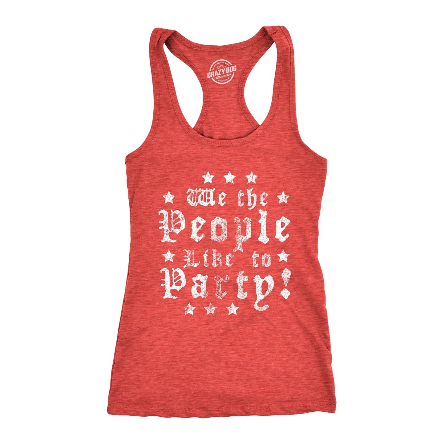 We the People Like To Party Women's Tank Top Fourth of July
