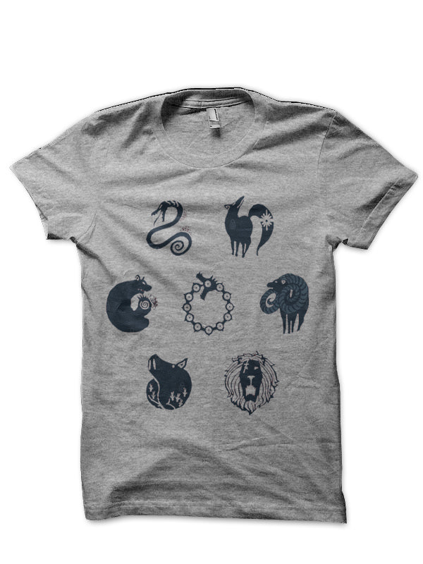 7 deadly Sins Logo Half Sleeve T-Shirt