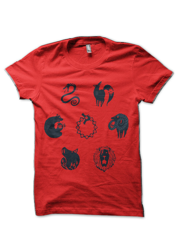 7 deadly Sins Logo Half Sleeve T-Shirt