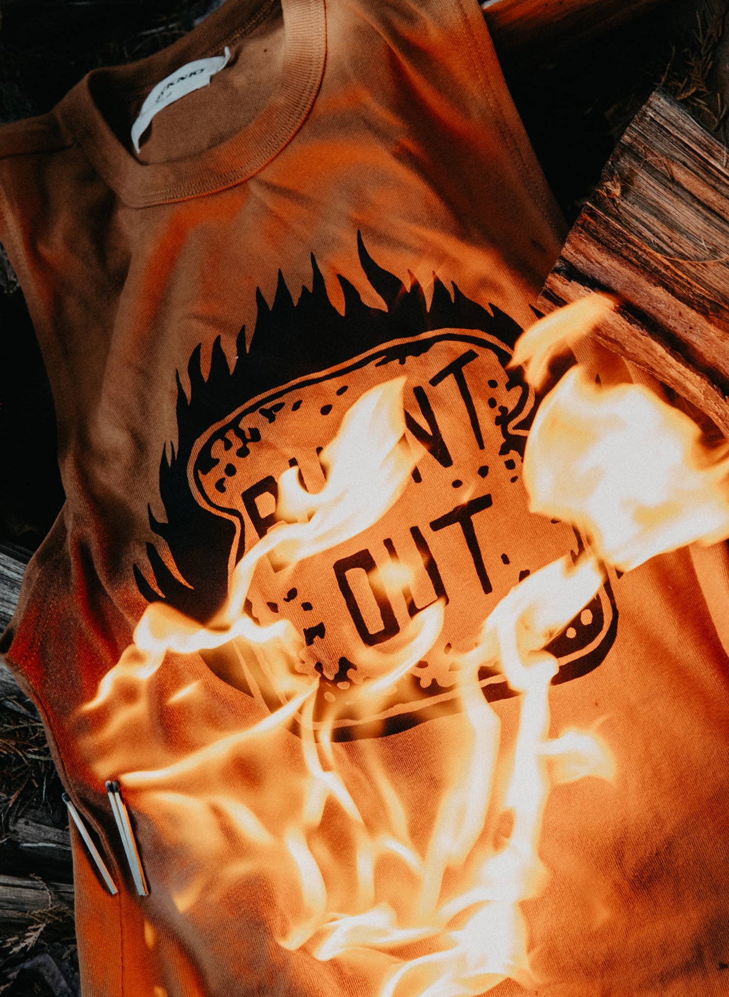 Burnt Out Muscle Tee