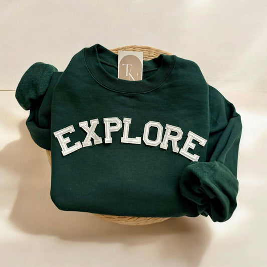 Explore Sweatshirt, Travel Sweatshirt