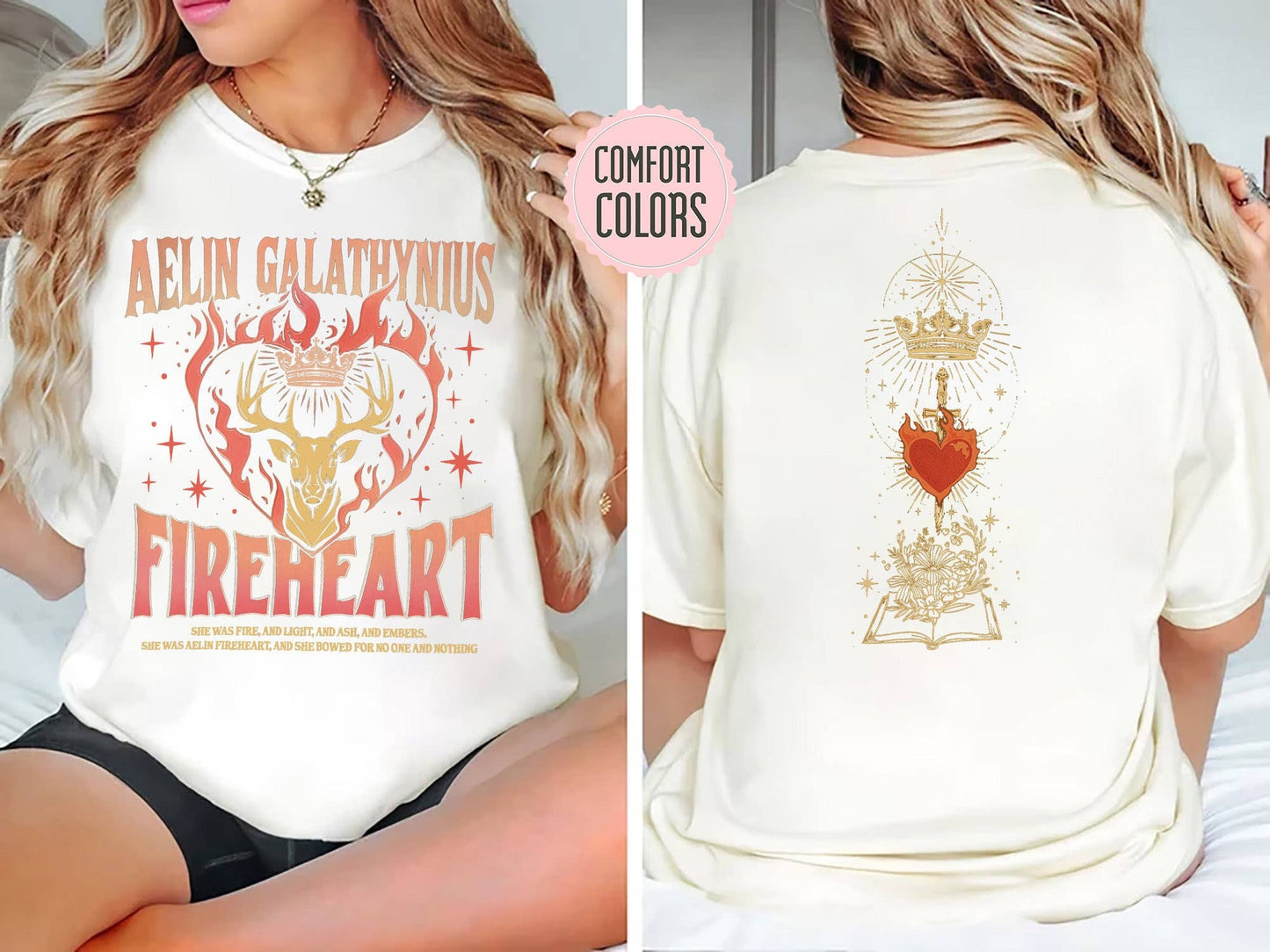 Fireheart's Legacy Throne of Glass Comfort Tee