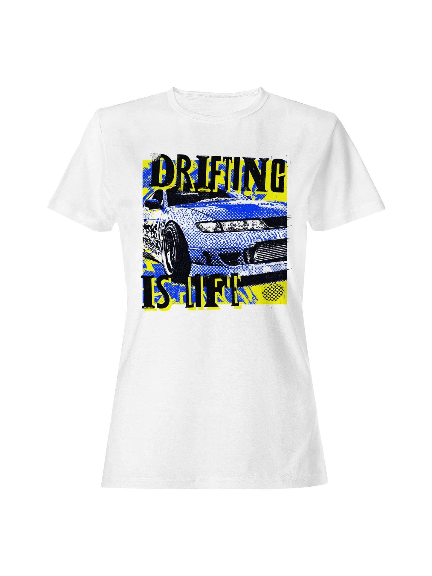 Drifting Is Life Graphic Print Women's T-Shirt