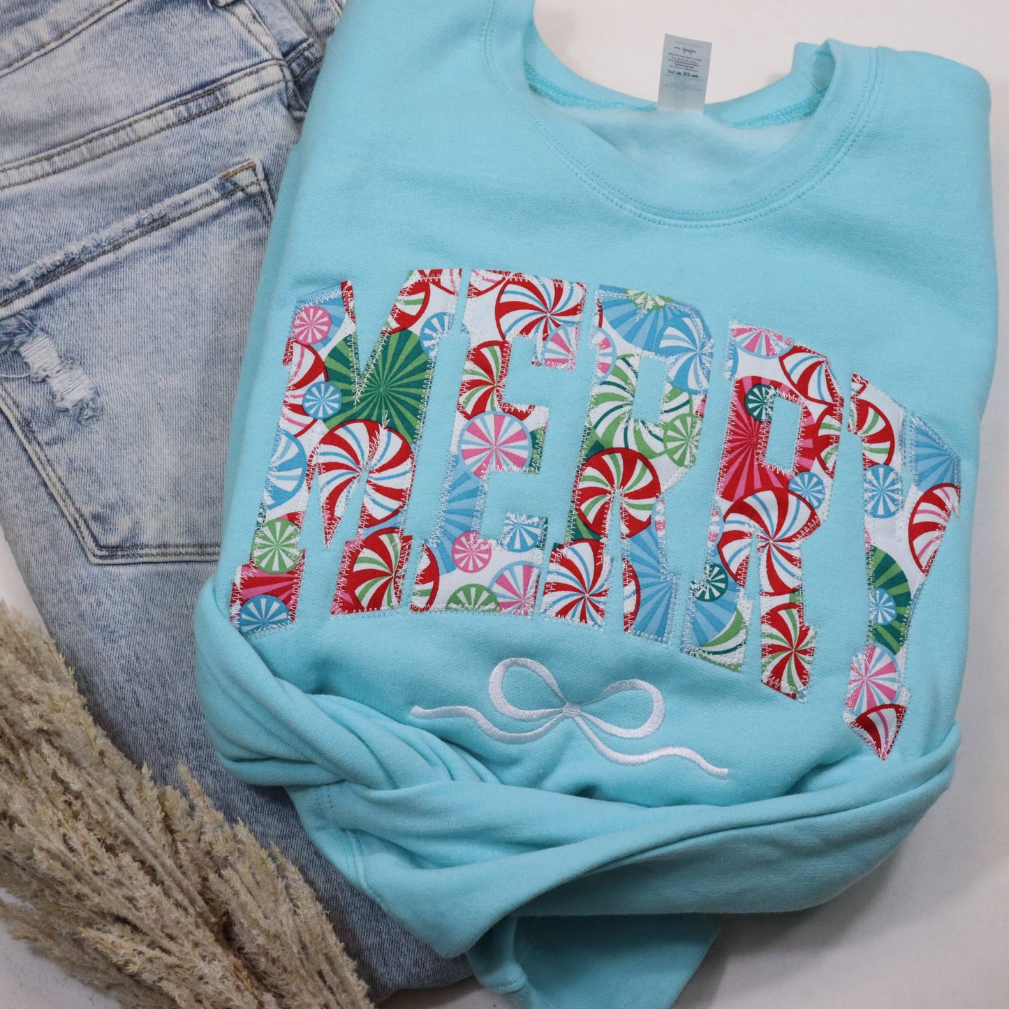 Merry (Christmas) Peppermint Sweatshirt