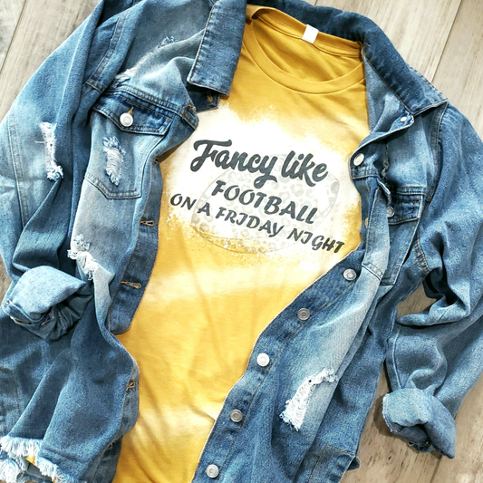 Fancy Like Football On A Friday Night Graphic Tee
