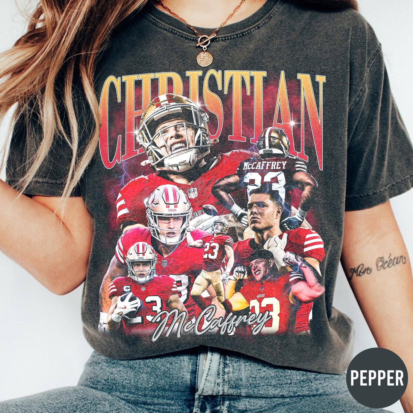 Christian Mccaffrey 49Ers Football Fan Gift Sport Tee
