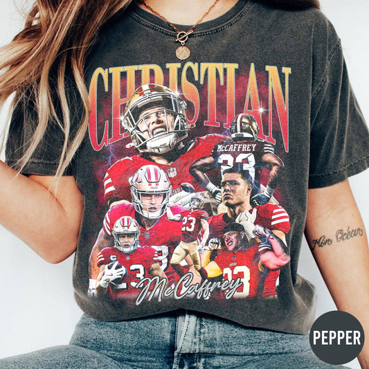 Christian Mccaffrey 49Ers Football Fan Gift Sport Tee