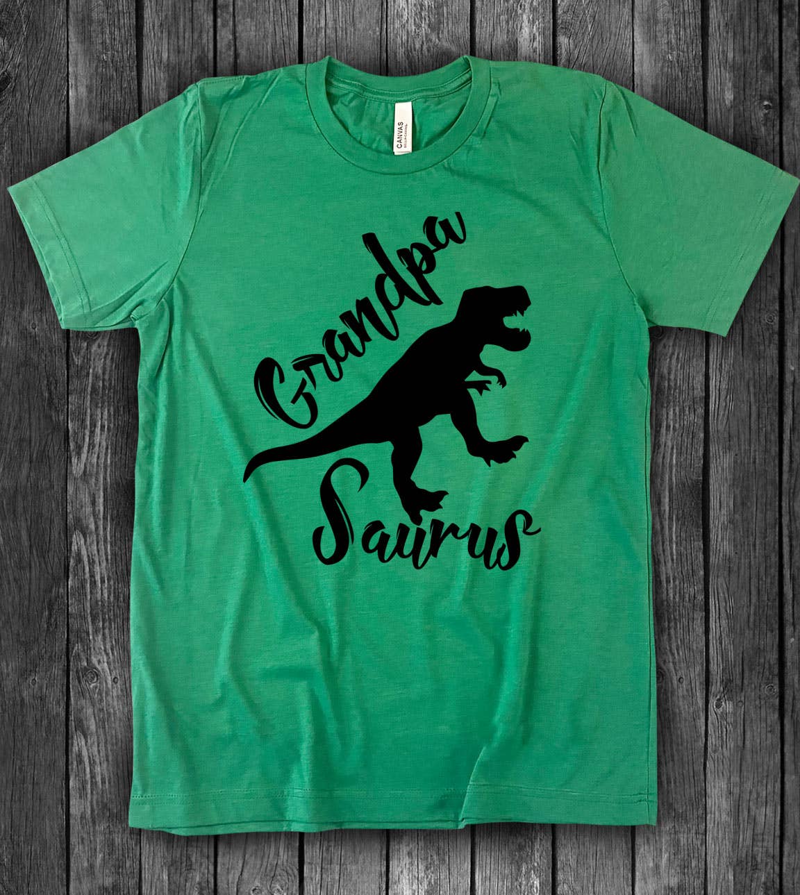 Grandpa Saurus - Grandpa Dinosaur Silly Fun Cute T-Shirt