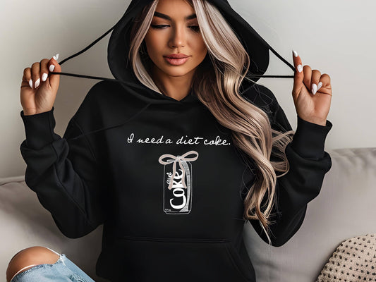 Diet Coke Bow Sweatshirt & Hoodie, Funny Coke Gift