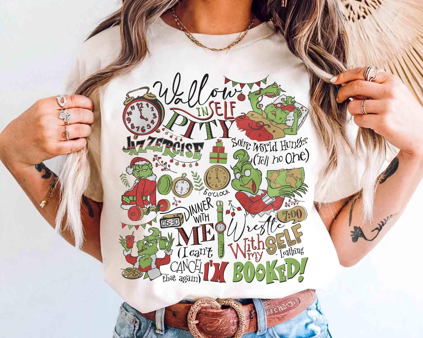 Festive Grinch and Friends Christmas Movie Shirt
