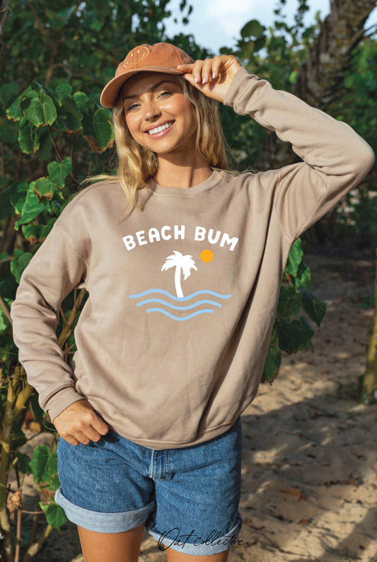 Beach Bum Graphic Sweatshirt