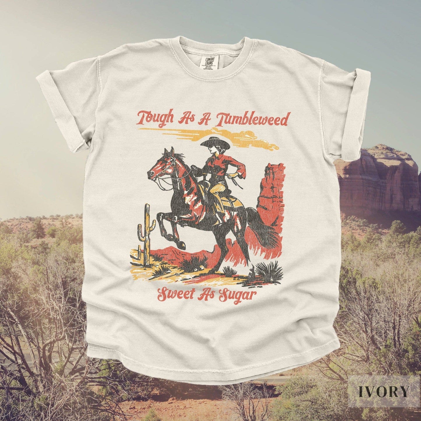 Tough Tumbleweed Sweet Sugar Tee Retro Western Gifts