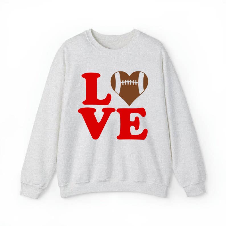 Football Passion Sweatshirt - Game Day Gift For Her