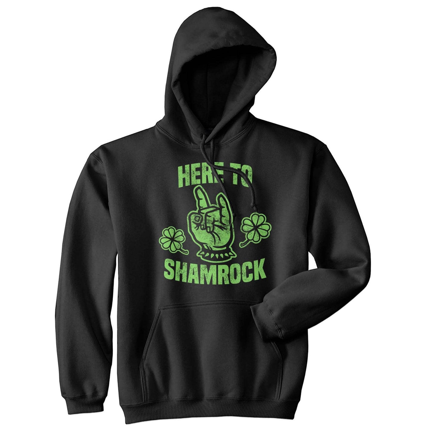 Here To Shamrock Hoodie Saint Patrick's Day Graphic Hoodie