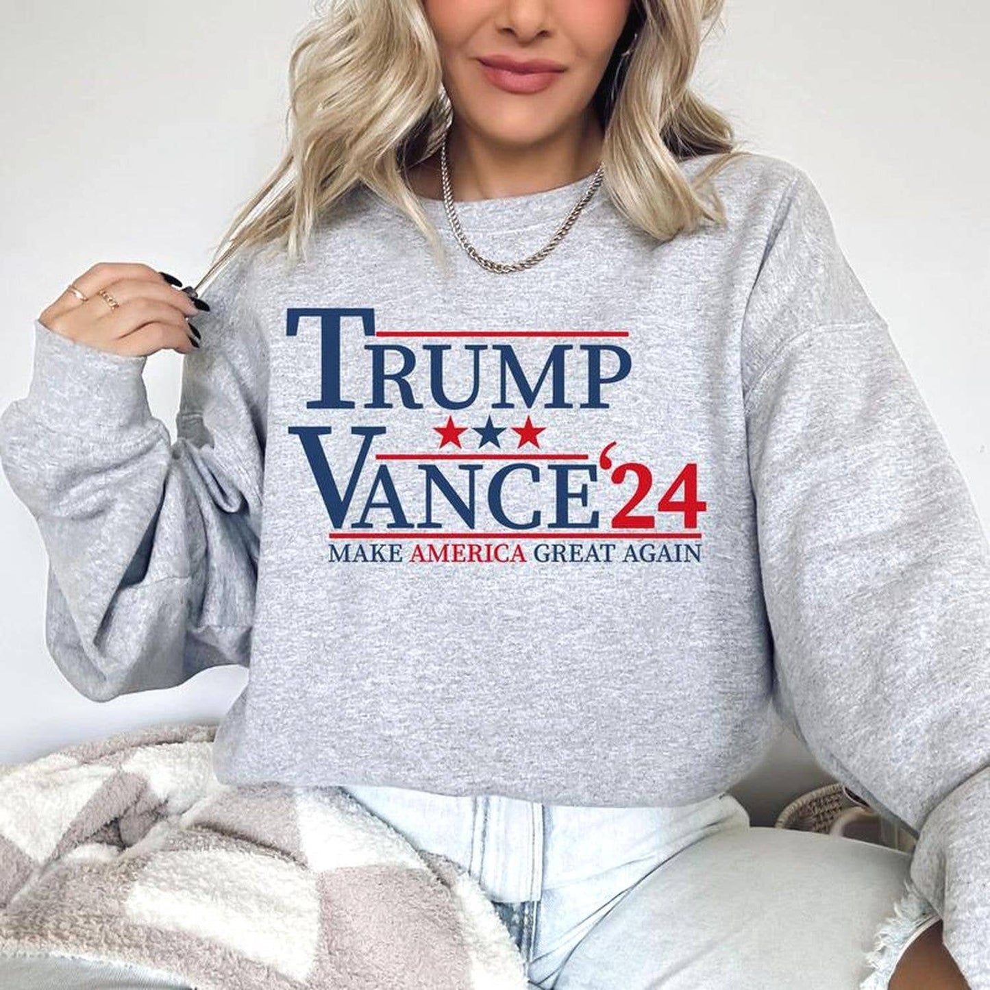 Trump Vance 2024 Sweatshirt - Support Trump President