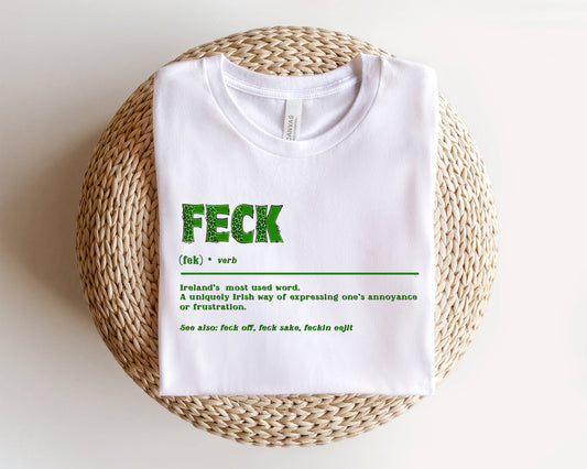 Feck Irish Sweater,  St Patrick's Day Sweater