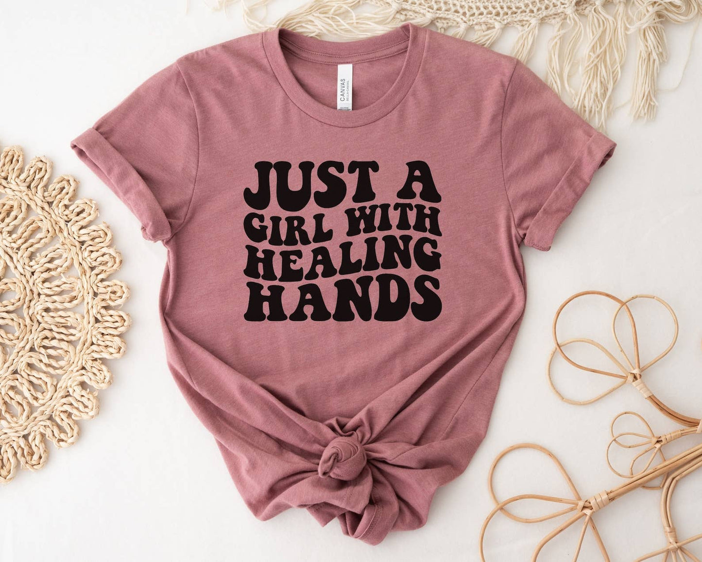 Just A Girl with Healing Hands T-Shirt