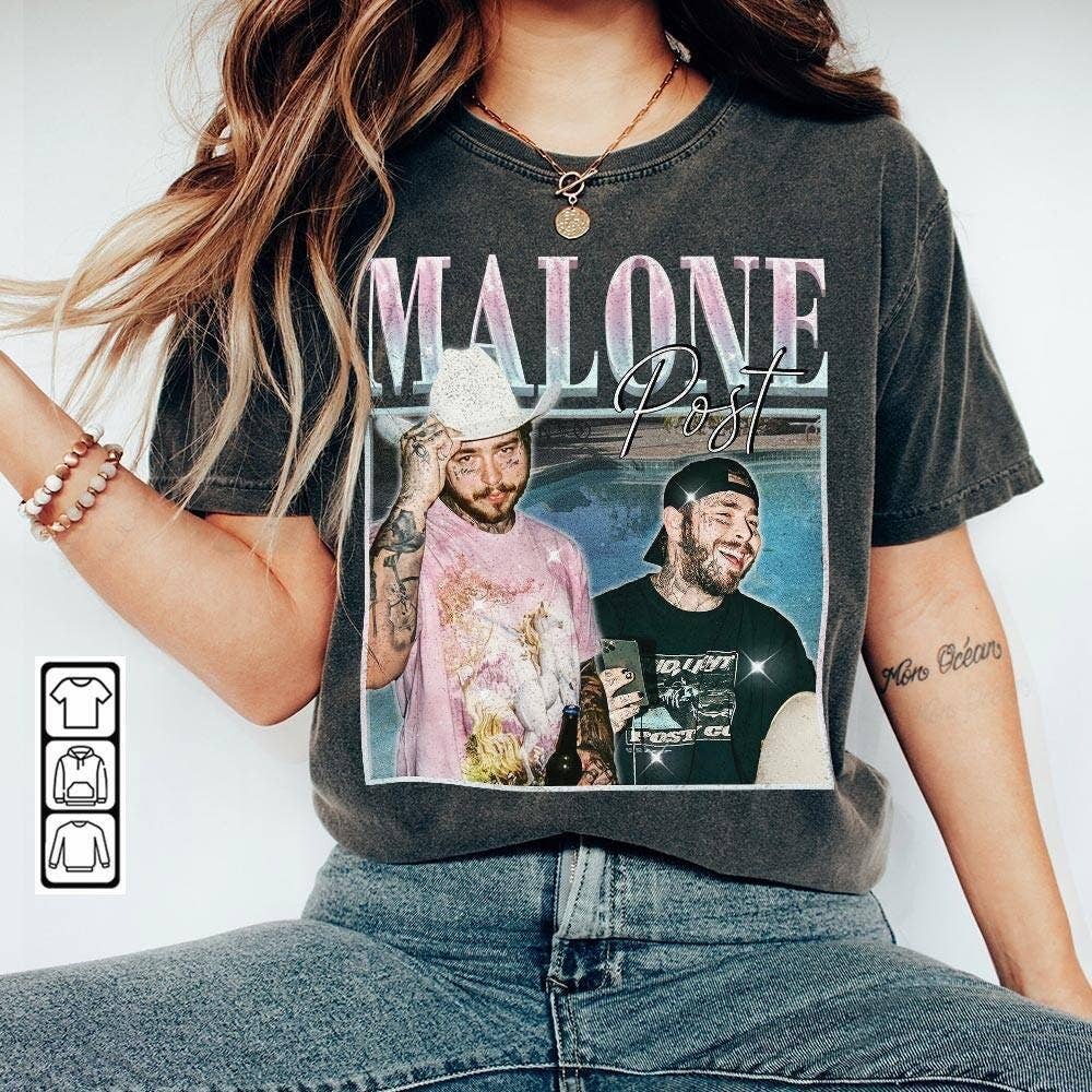 Post Malone Retro Rapper 90s Sweatshirt