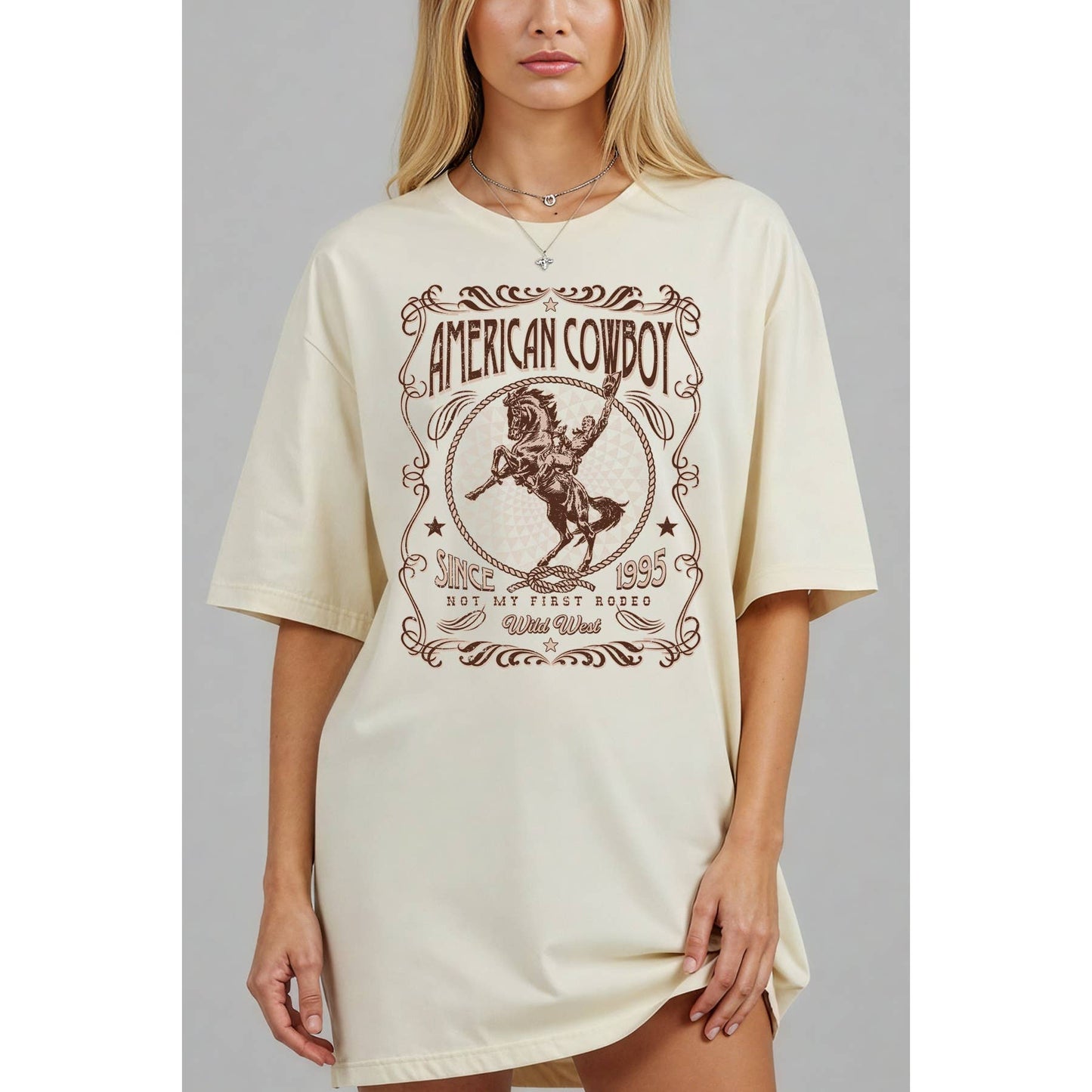 American Cowboy - Oversized Unisex Tee