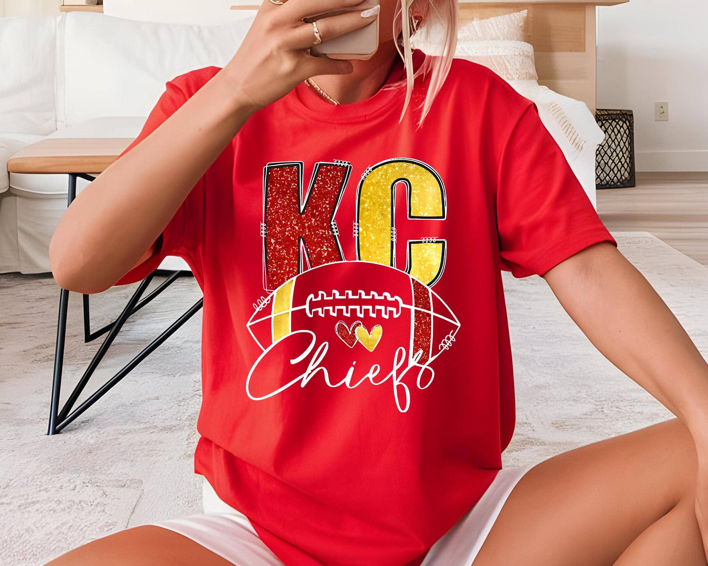 Kansas City Football Shirt, Chiefs T-Shirt, Football Gifts