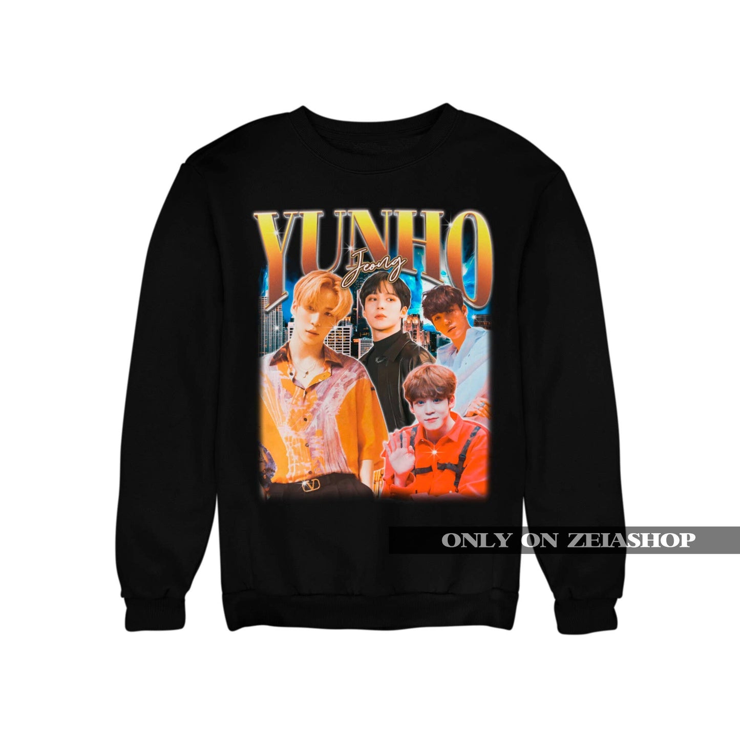 Ateez Yunho 90s Retro Sweatshirt - Kpop Idol Merch