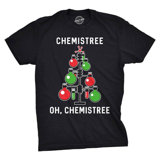 Chemistree Christmas Gift Mens Funny T Shirt Christmas