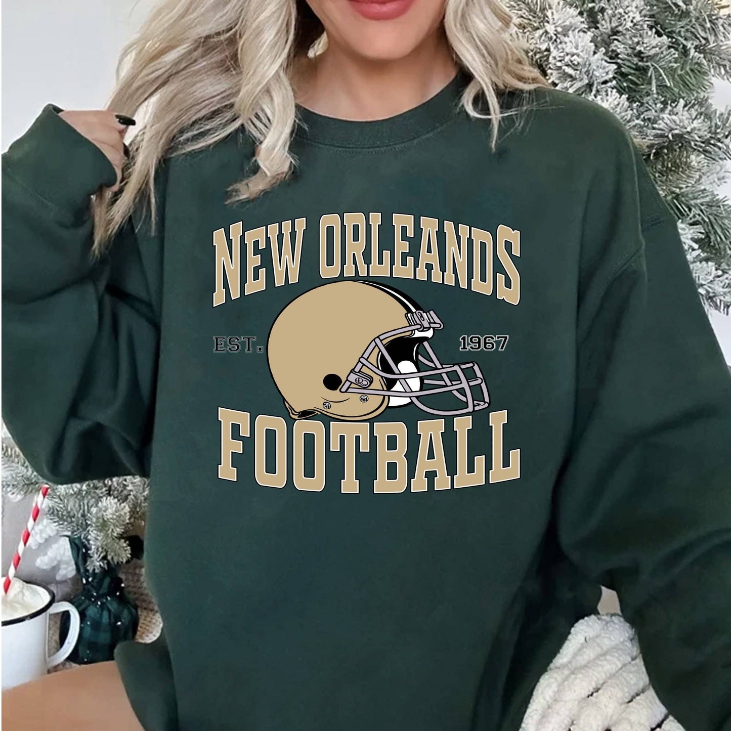 New Orleans Football Vintage 90's Tee