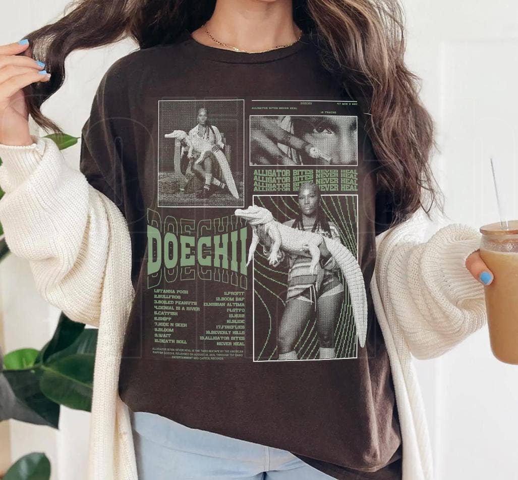 Doechii Alligator Bites Brutalism Graphic Tee