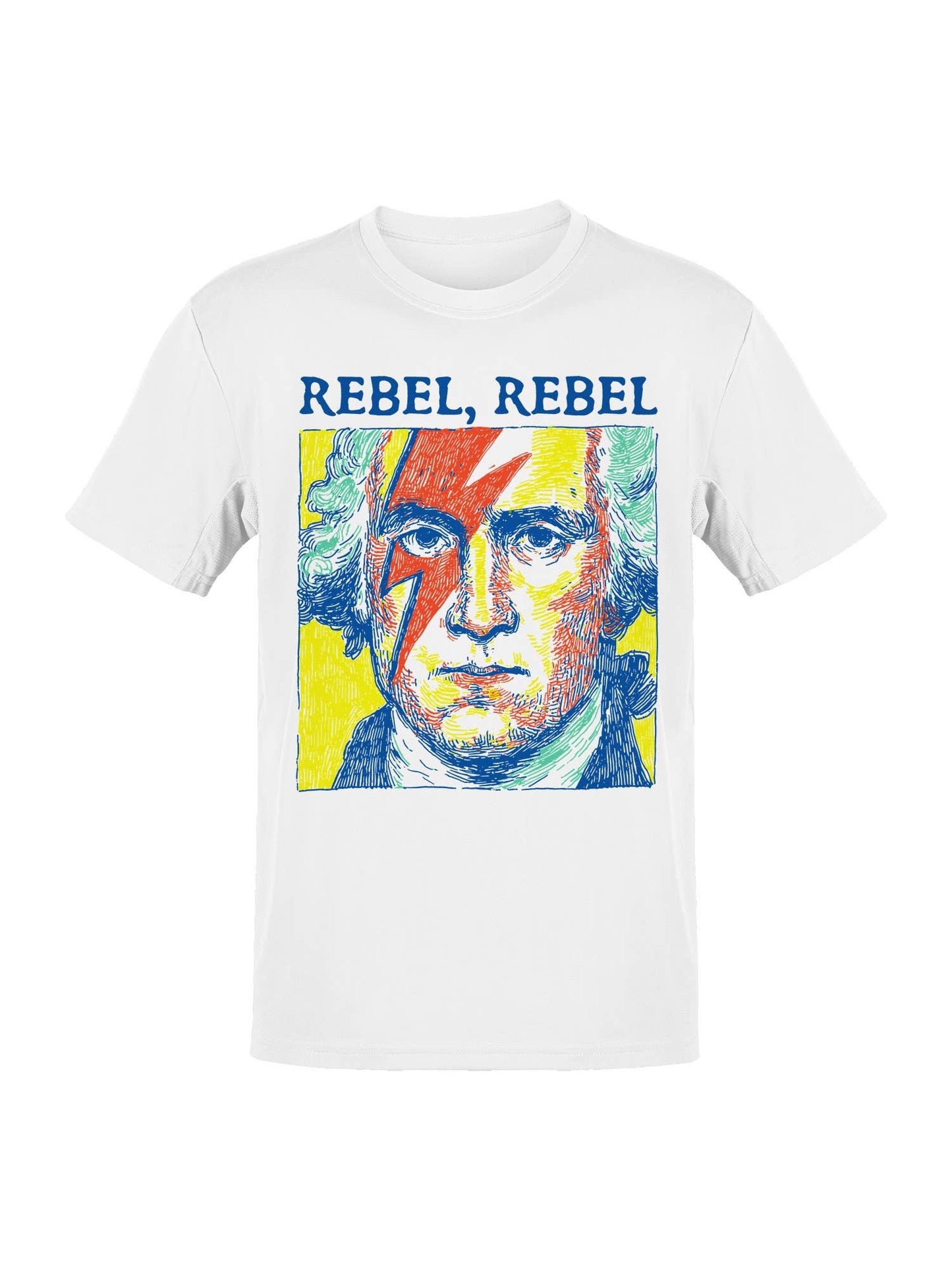 Rebel Art Tribute: Iconic Lightning Men's T-Shirt