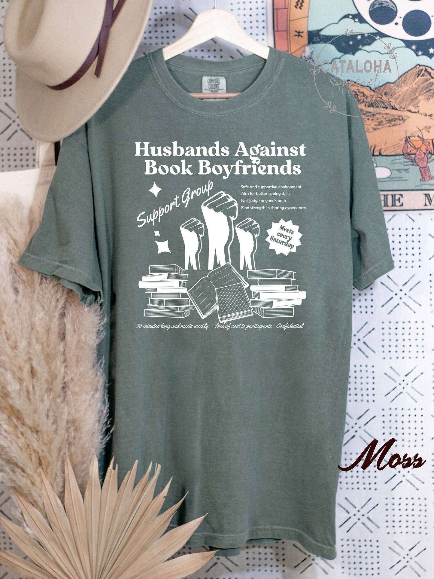 Husbands Against Book Boyfriends Club Funny Bookish Shirt