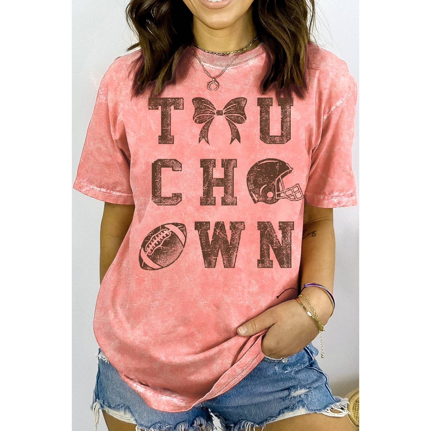 Touch Down - Mineral Wash T Shirt