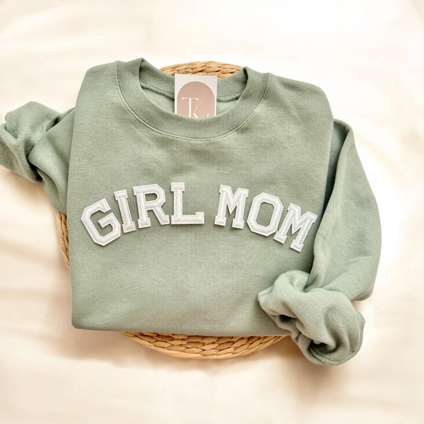 Girl Mom Crewneck Sweatshirt, Gifts For Mom