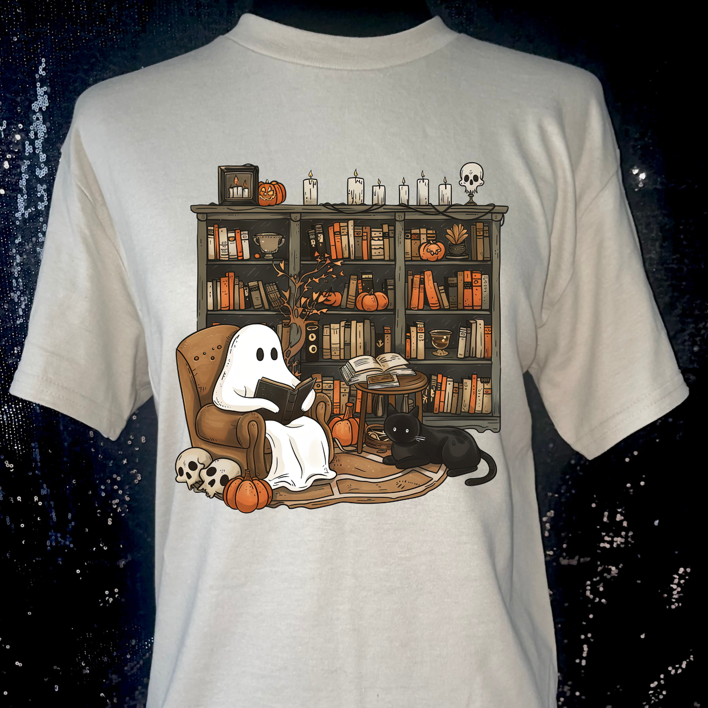 Ghost Reading Sweatshirt/Tshirt