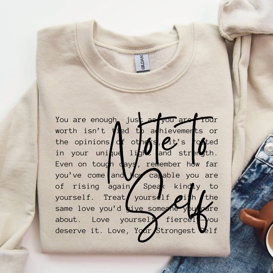 Empowerment Message Sweatshirt