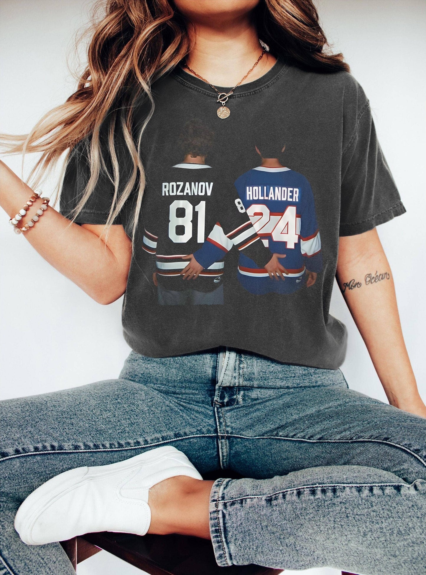 Heated Rivalry Comfort Colors Tee Rozanov Hollander