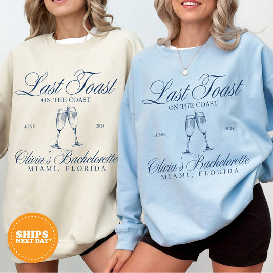 Beach Bachelorette Party Custom Crewneck Sweatshirt and Tee